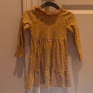 Magnetic Me Yellow Floral Kids Dress